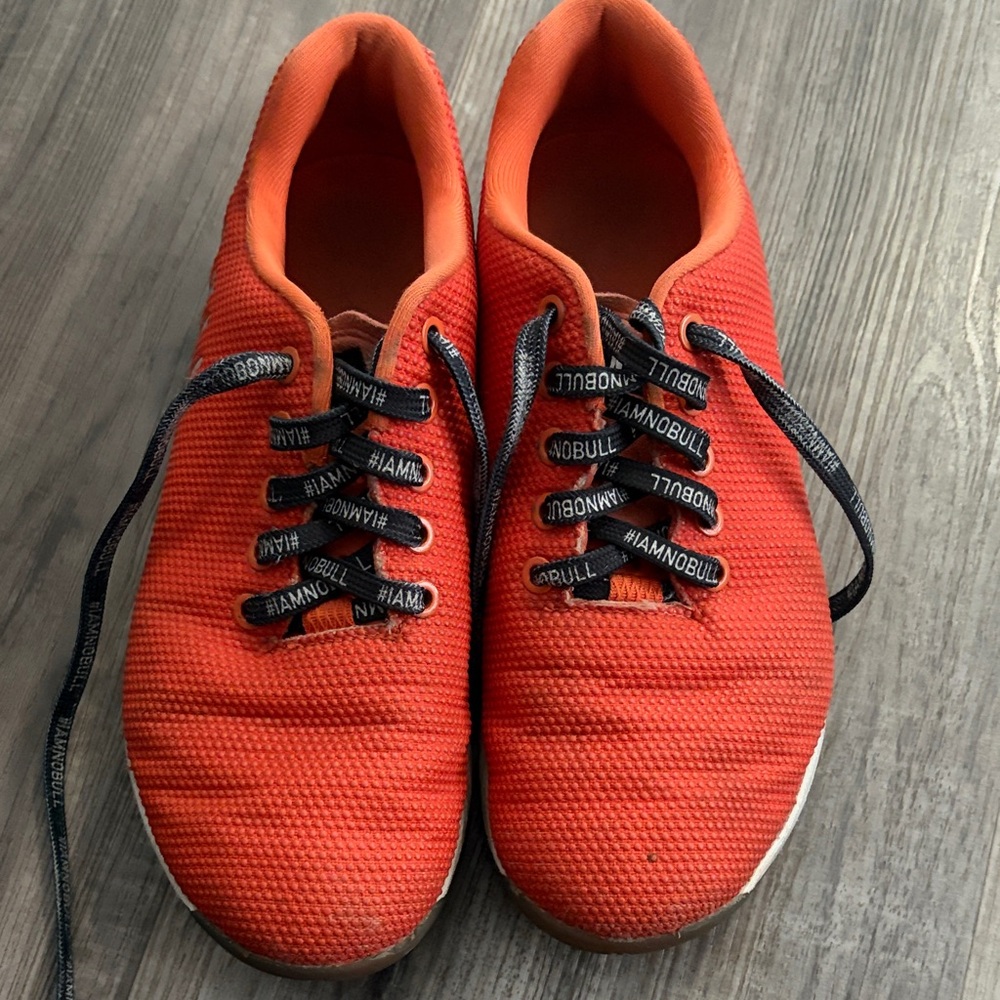 NOBULL Men's Bright Orange Sneakers